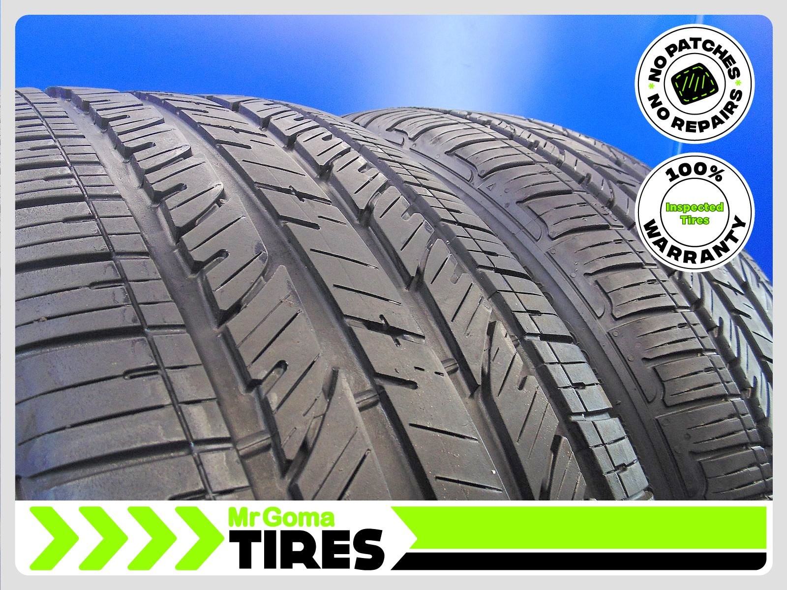 2 225/40R19 USED TIRE BRIDGESTONE TURANZA LS100 RSC RFT XL 7.3/32 TREAD 93H