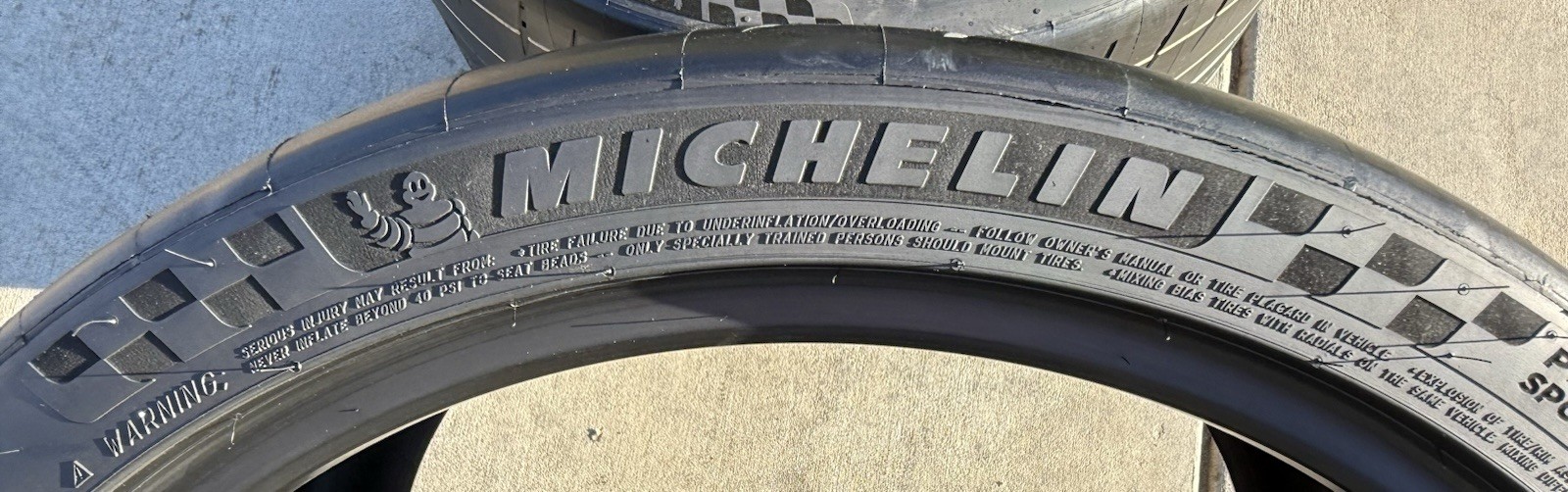 TWO BRAND NEW 345/25ZR21 (104Y) Michelin Pilot Sport Cup 2R ZP C8 Corvette Tires