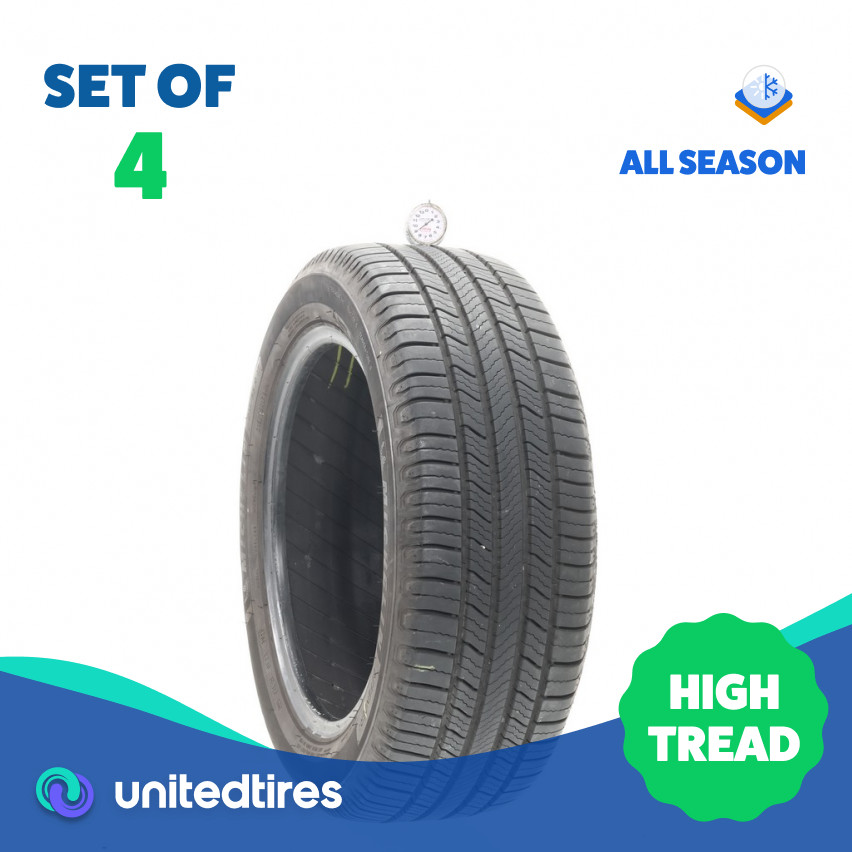 Set of (4) Used 215/55R17 Michelin Defender 2 94H – 9-10/32