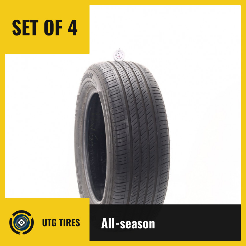 Set of (4) Used 235/60R18 Kumho Crugen Premium 103H – 6-7.5/32