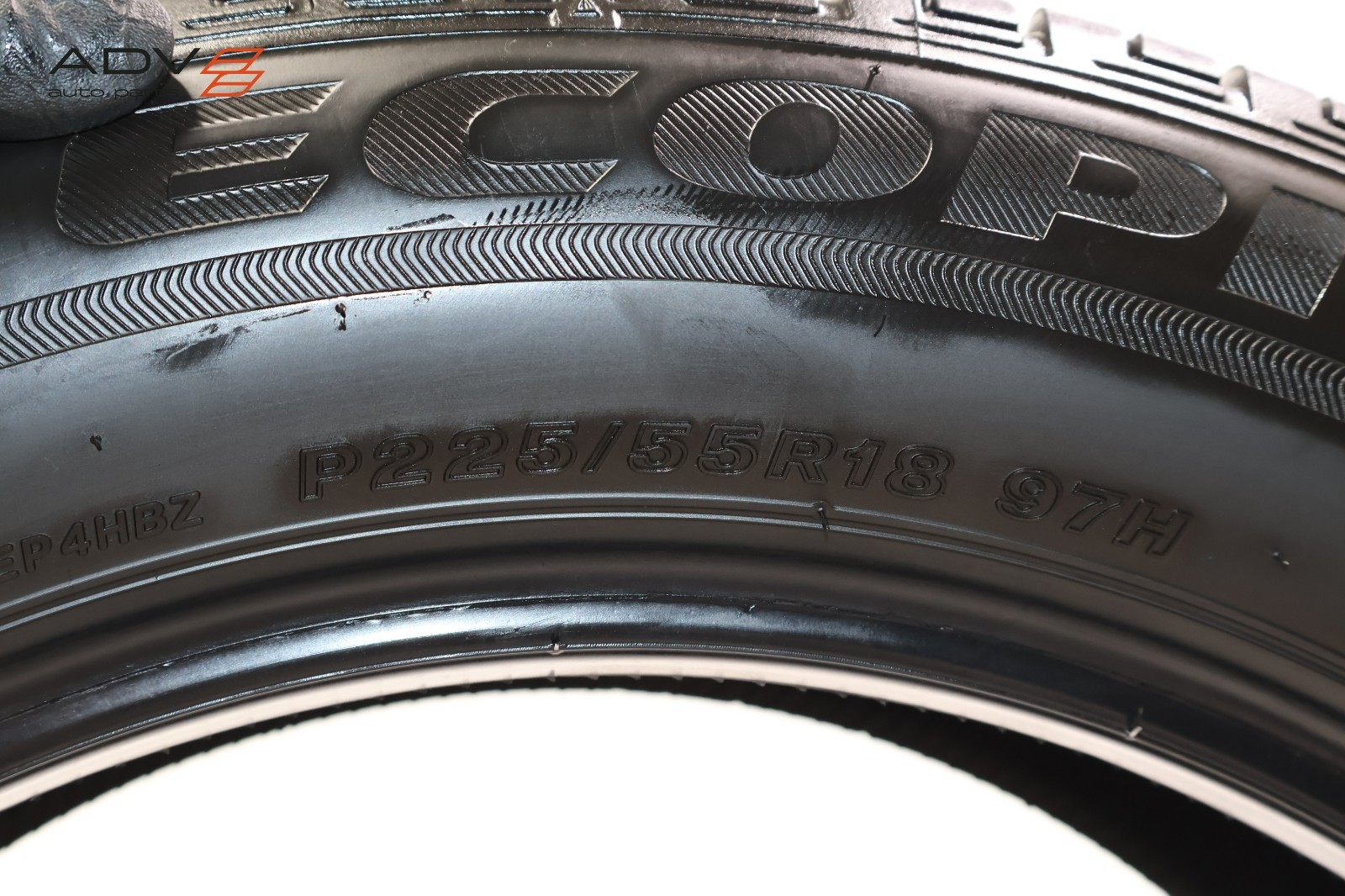 BRIDGESTONE ECOPIA H/L 422 PLUS P225/55 R18 97H M+S 8.2/32 NDS OEM -TWO TIRES-