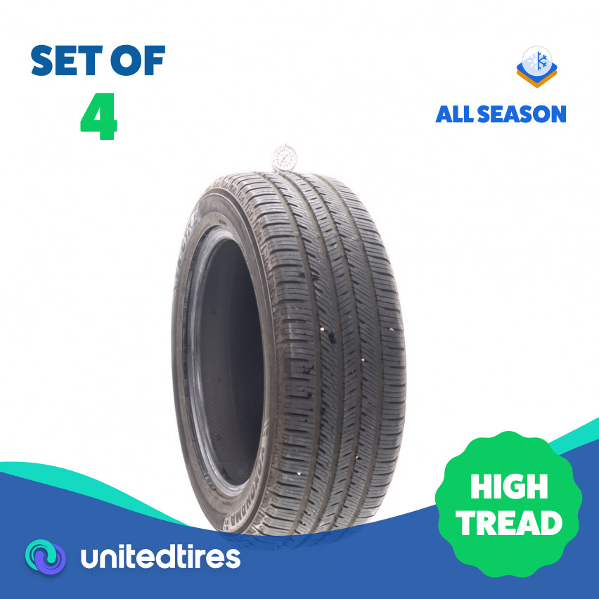 Set of (4) Used 235/55R18 Yokohama YK-CTX 100V – 8.5-10.5/32