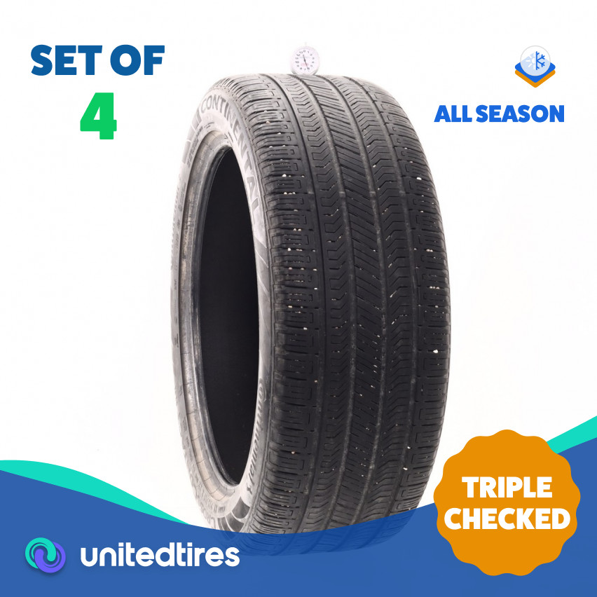 Set of (4) Used 275/45R22 Continental CrossContact RX LR 115W – 6-7.5/32 (1817Q)