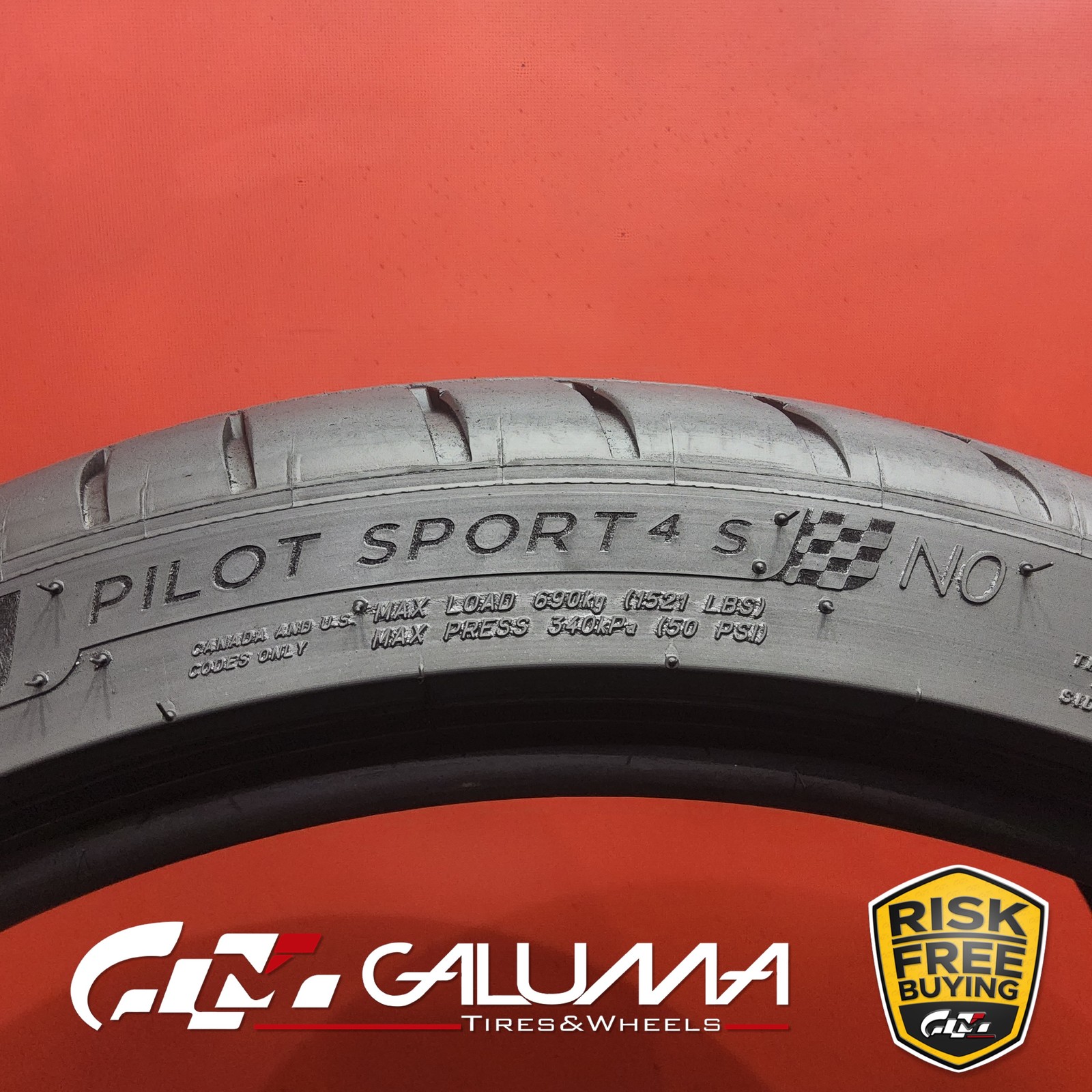 1 Tire Michelin Pilot Sport 4S N0 245/35ZR20 245/35/20 2453520 No Repairs #95696