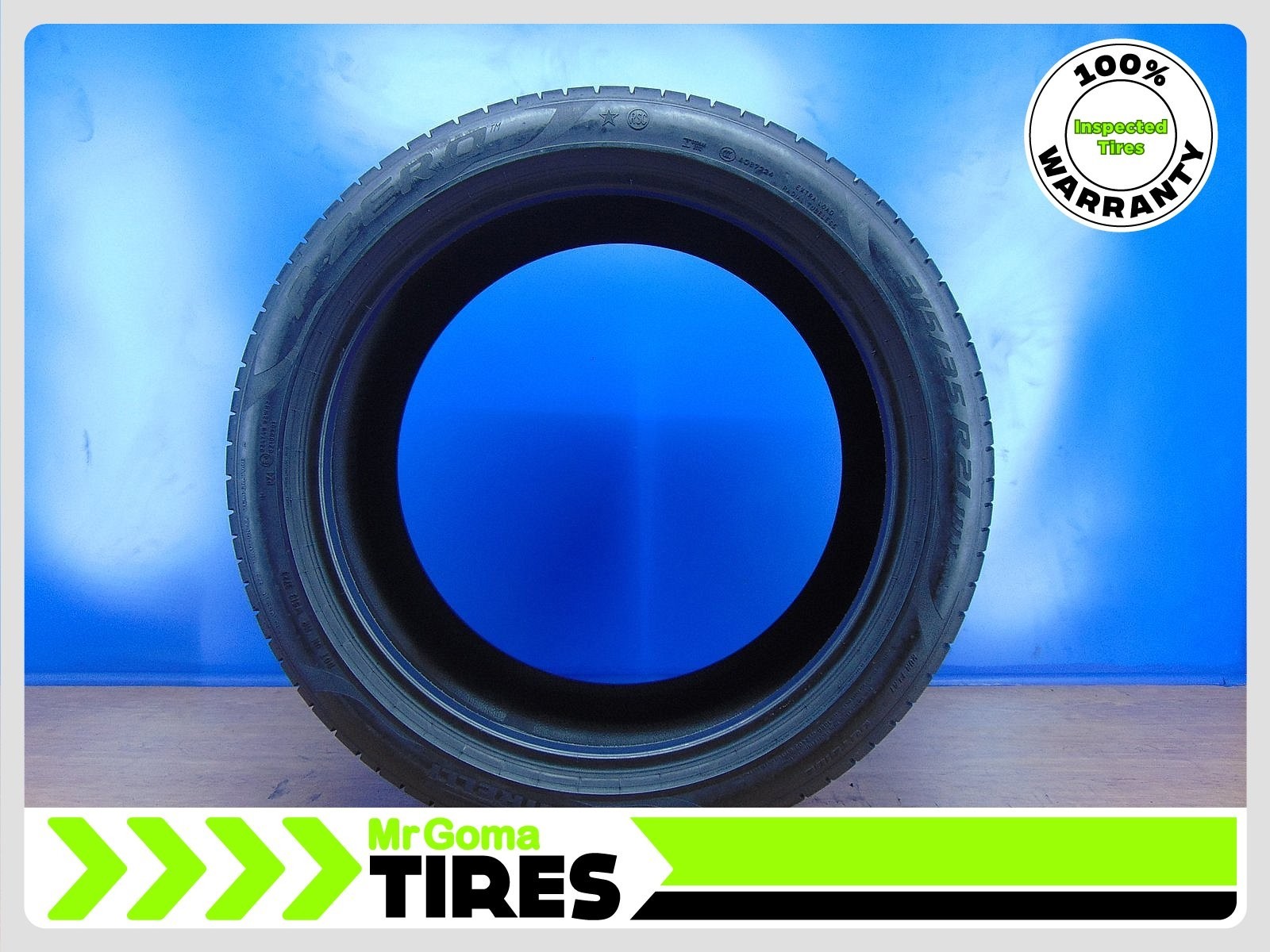 1 PIRELLI P ZERO TM PZ4 RSC RFT XL 315/35R21 USED TIRE 6.9/32 TREAD 111Y 3153521