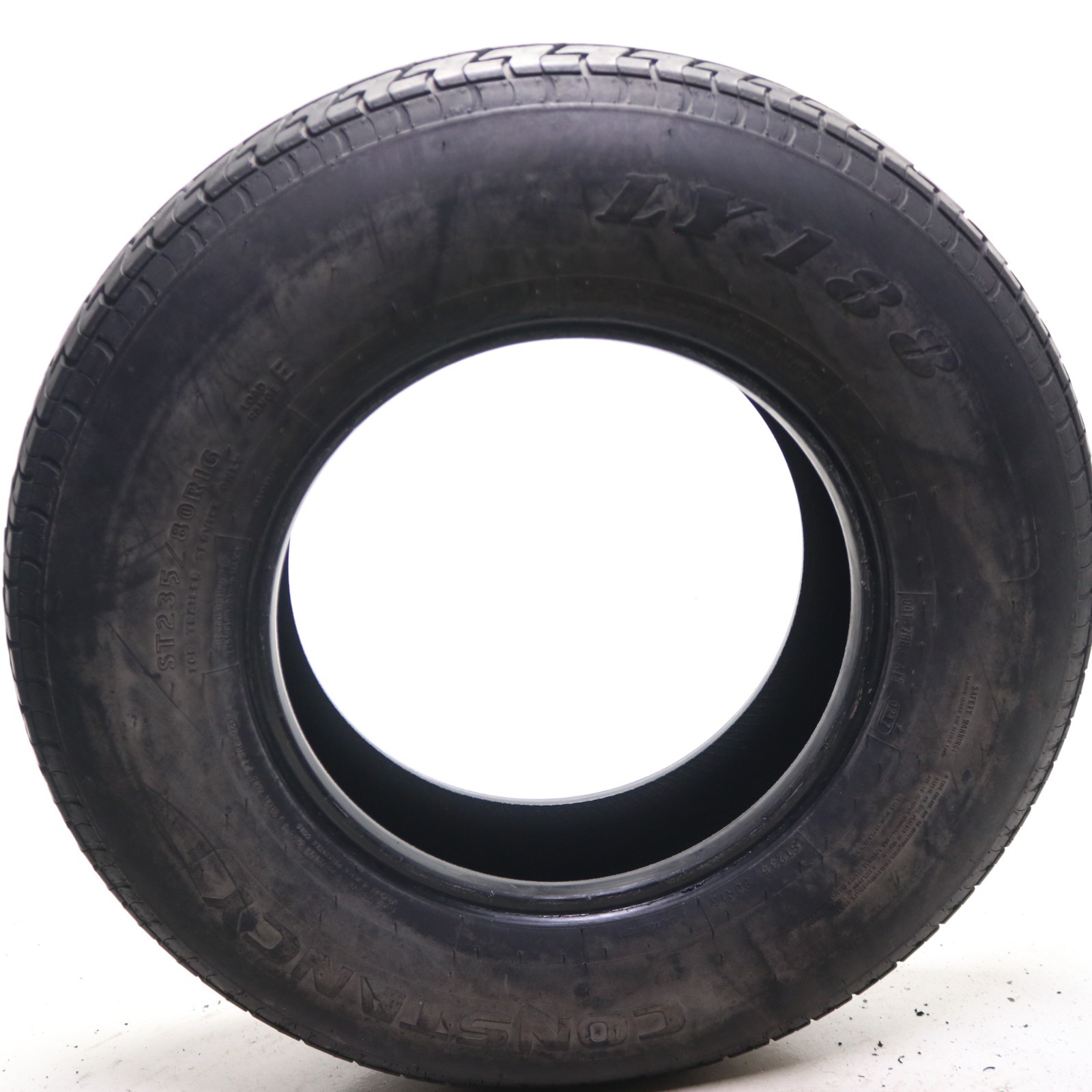 Set of 2 Used ST 235/80R16 Constancy LY188 – 124/120L – 8/32 No Repairs