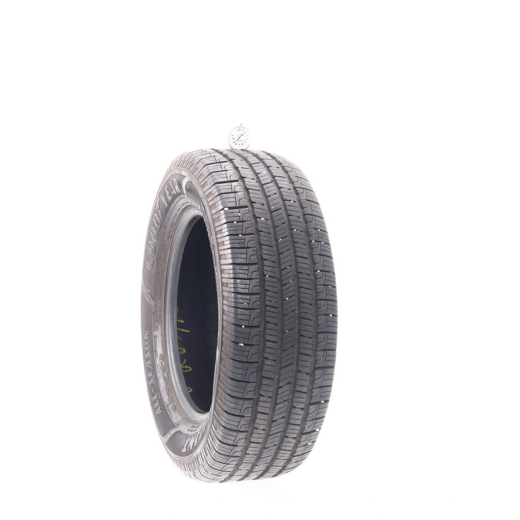 Set of (4) Used 235/60R16 Goodyear Reliant All-season 100H – 8.5-9/32