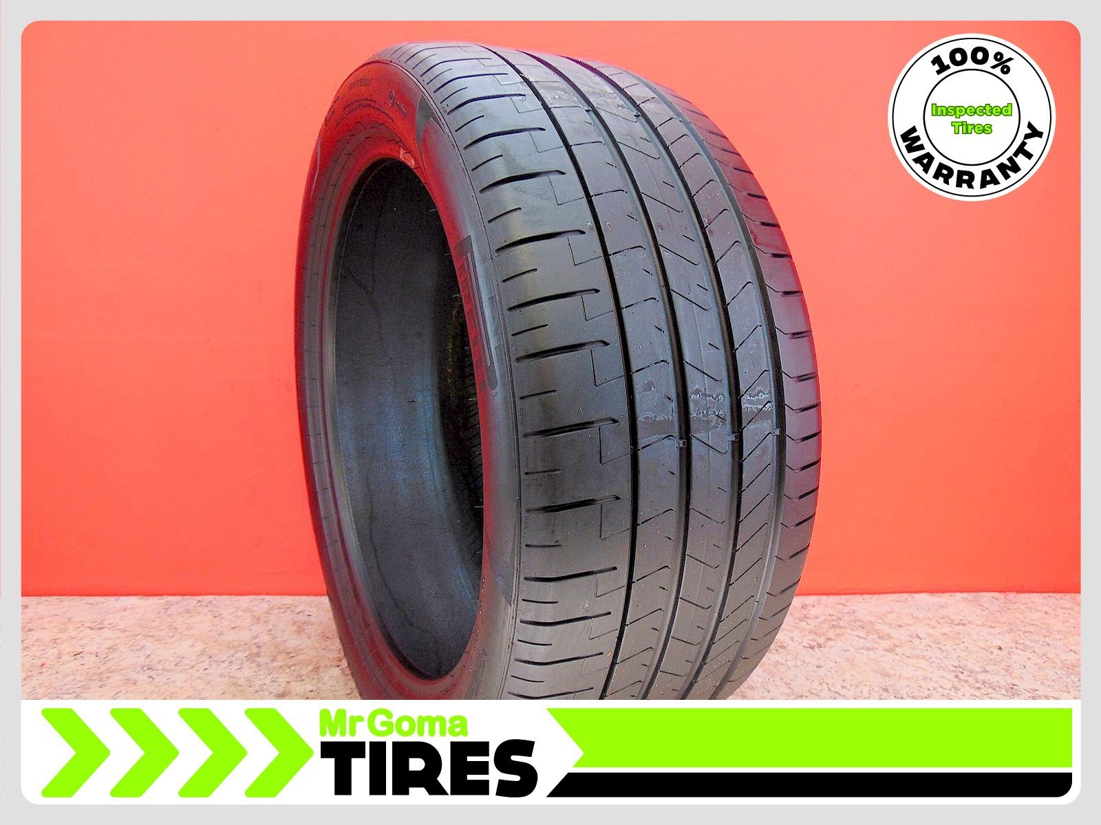 1 PIRELLI P ZERO TM RO ELECT XL 285/40R21 USED TIRE 8.0/32 TREAD 109W 2854021