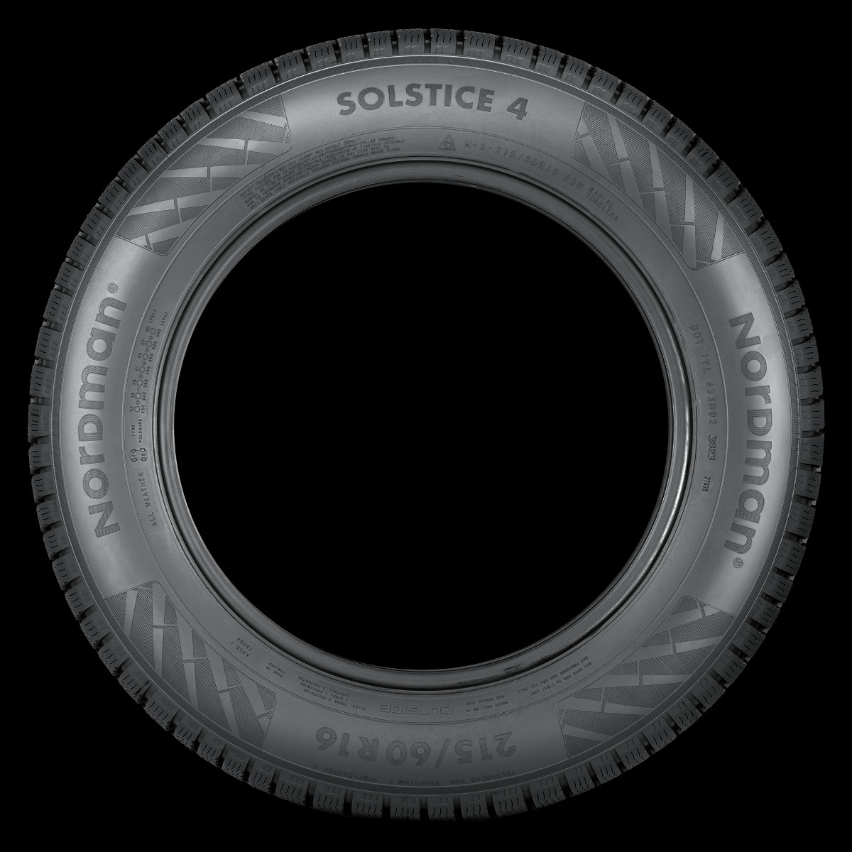 215/45R17 91V XL Nordman Solstice4 All-Weather Tire (1 tire only) by Nokian