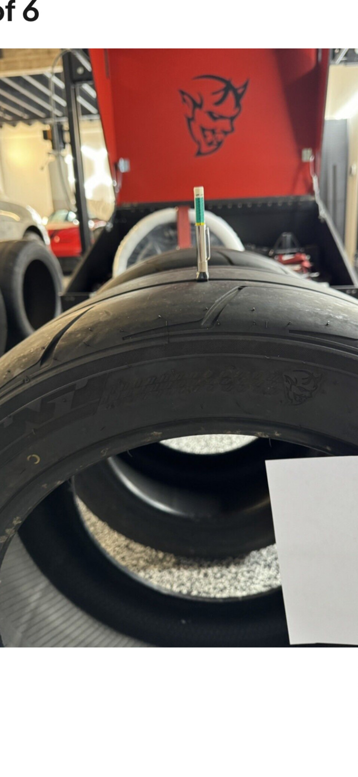 2018 OEM Dodge Challenger Demon Nitto NT05R 315/40R18 drag tires