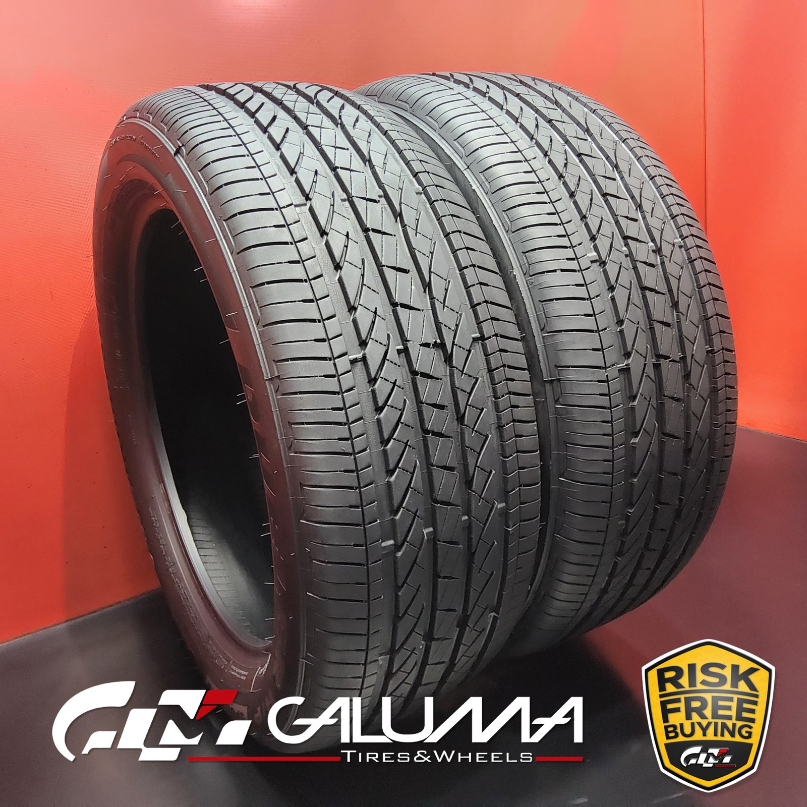 Set of 2 Tires Bridgestone Dueler H/P Sport AS RFT ★ XL RunFlat 245/50R19 #95406