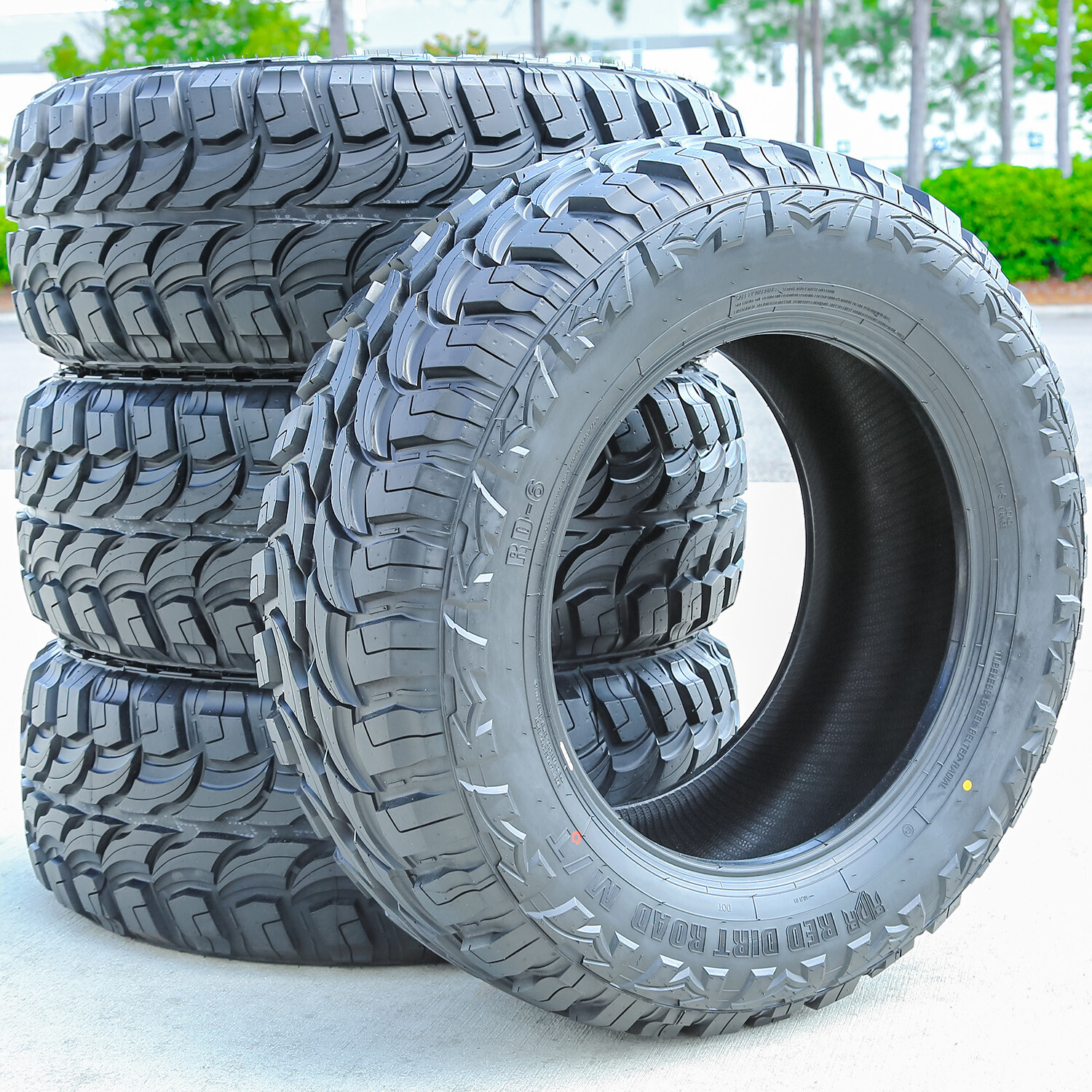 2 Tires Red Dirt Road RD-6 M/T LT 33X12.50R20 Load E 10 Ply MT Mud