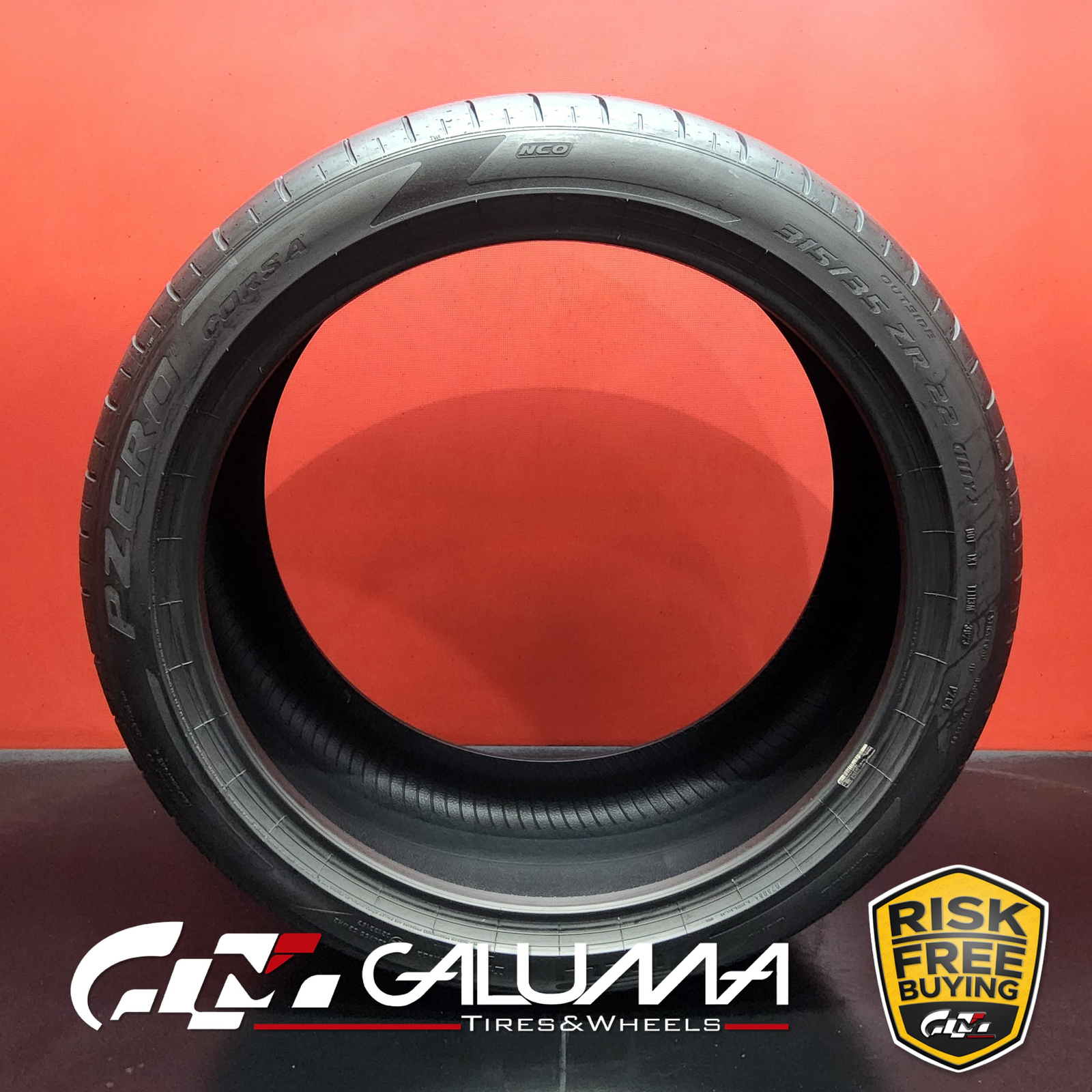 1 (One) Tire Pirelli P Zero CORSA PZC4 ZR22 315/35/22 3153522 XL No Patch #87068