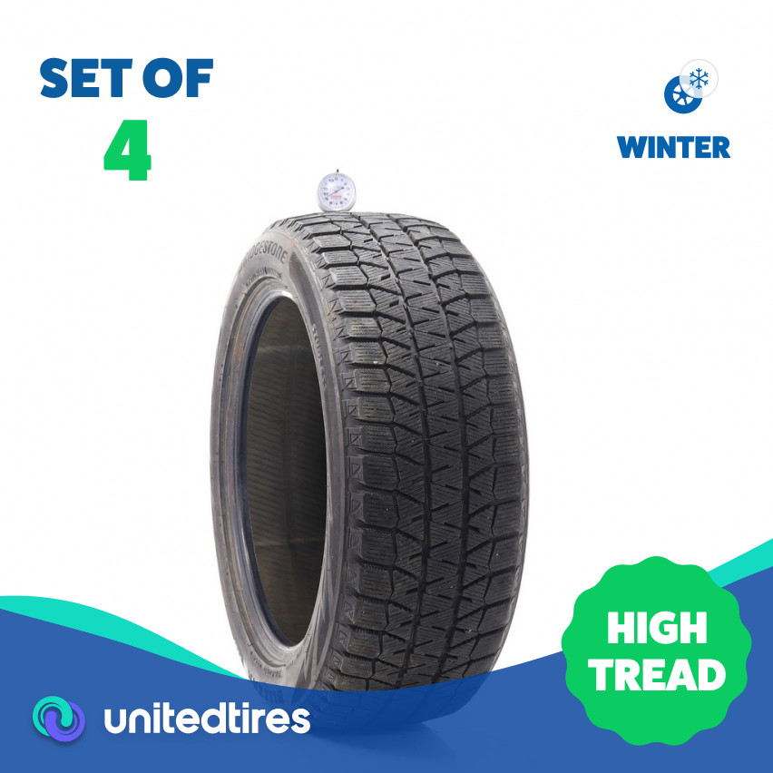 Set of (4) Used 215/50R17 Bridgestone Blizzak WS80 95H – 9.5-11/32