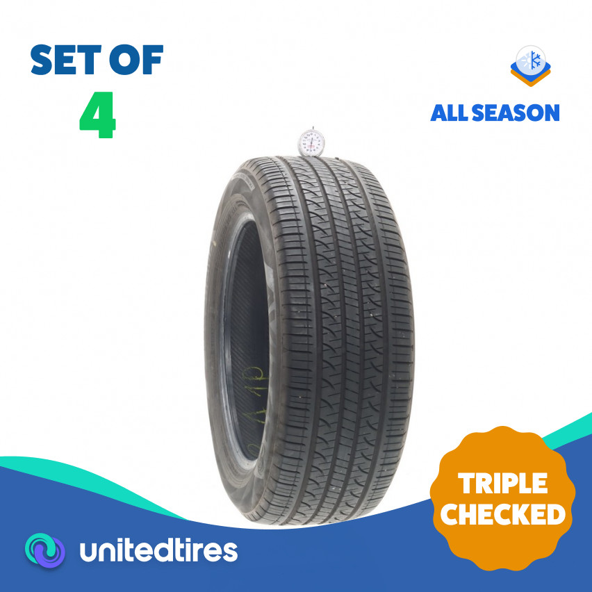 Set of (4) Used 225/55R17 Yokohama Avid GT S35 97V – 7-8/32