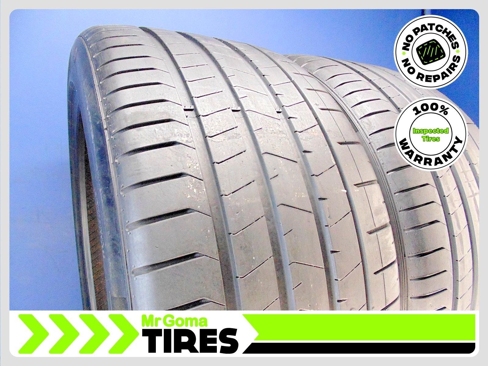 2 PIRELLI P ZERO TM PZ4 L XL 325/35ZR22 USED TIRES 6.7/32 TREAD NO PATCH 3253522