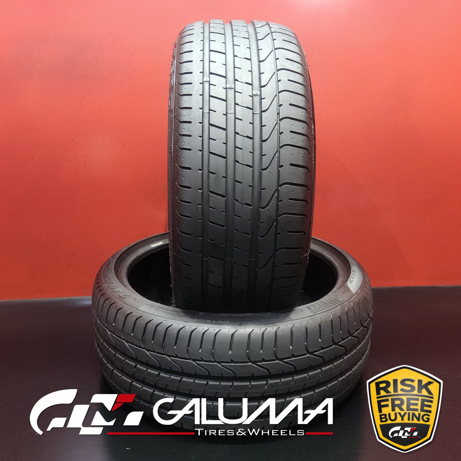 Set of 2 Tires Pirelli P Zero (N1) 245/35ZR20 245/35/20 2453520 91Y #95637