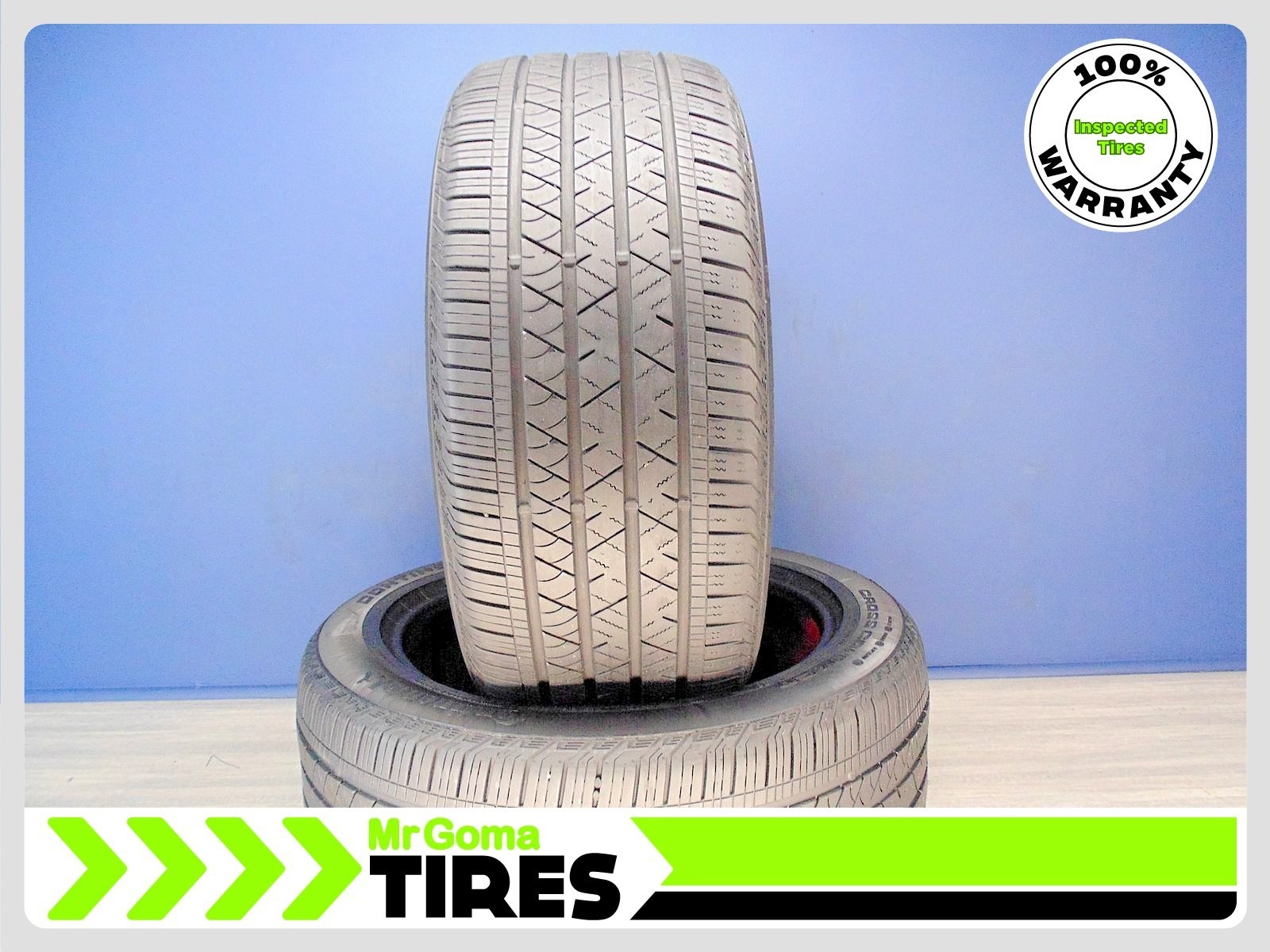 2 CONTINENTAL CROSSCONTACT LX SPORT T1 275/45R20 USED TIRES 7.3/32 TREAD 2754520