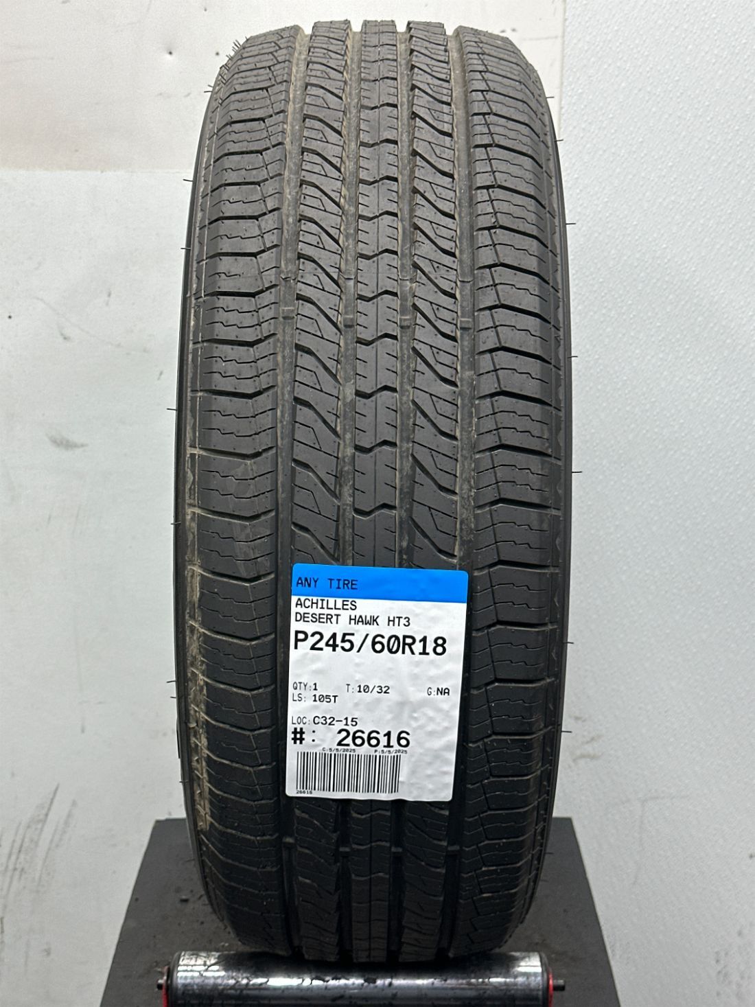 Used P245/60R18 Achilles Desert Hawk HT3 105 T – 10/32