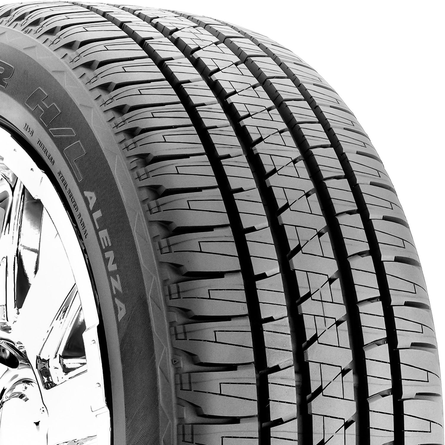 2 Tires Bridgestone Dueler H/L Alenza 285/45R22 110H A/S All Season