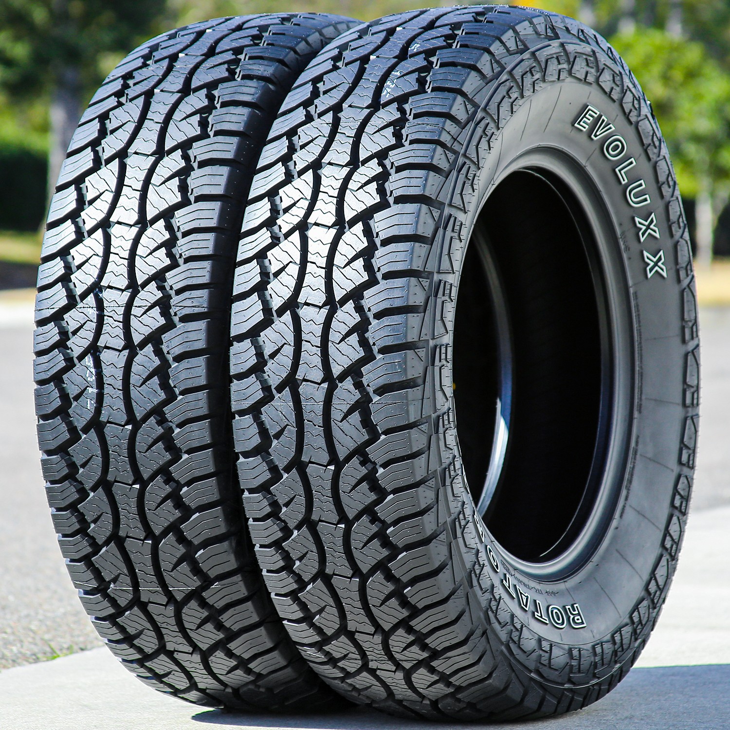 4 Tires Evoluxx Rotator A/T LT 265/70R18 Load E 10 Ply AT All Terrain