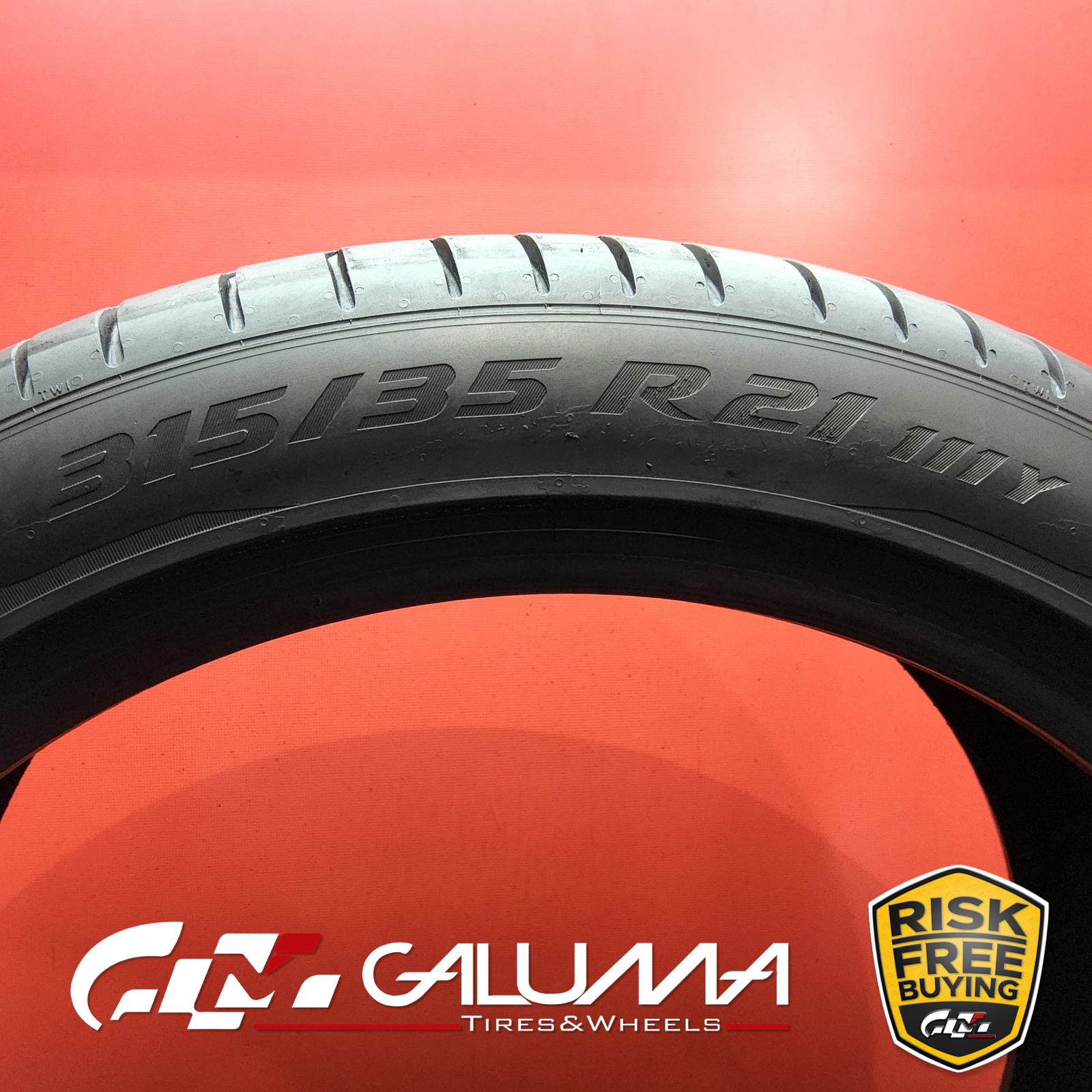 Set of 2 Tires LikeNEW Pirelli P Zero PZ4 Run Flat R21 315/35/21 3153521 #87172