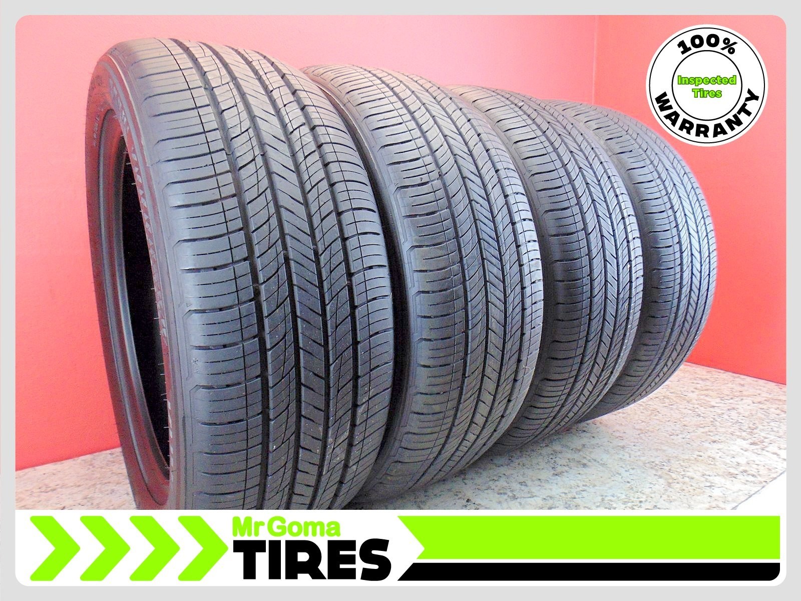 SET OF 4 USED TIRES KUMHO CRUGEN HP71 245/50R20 8.4/32 AVG 102V 2455020