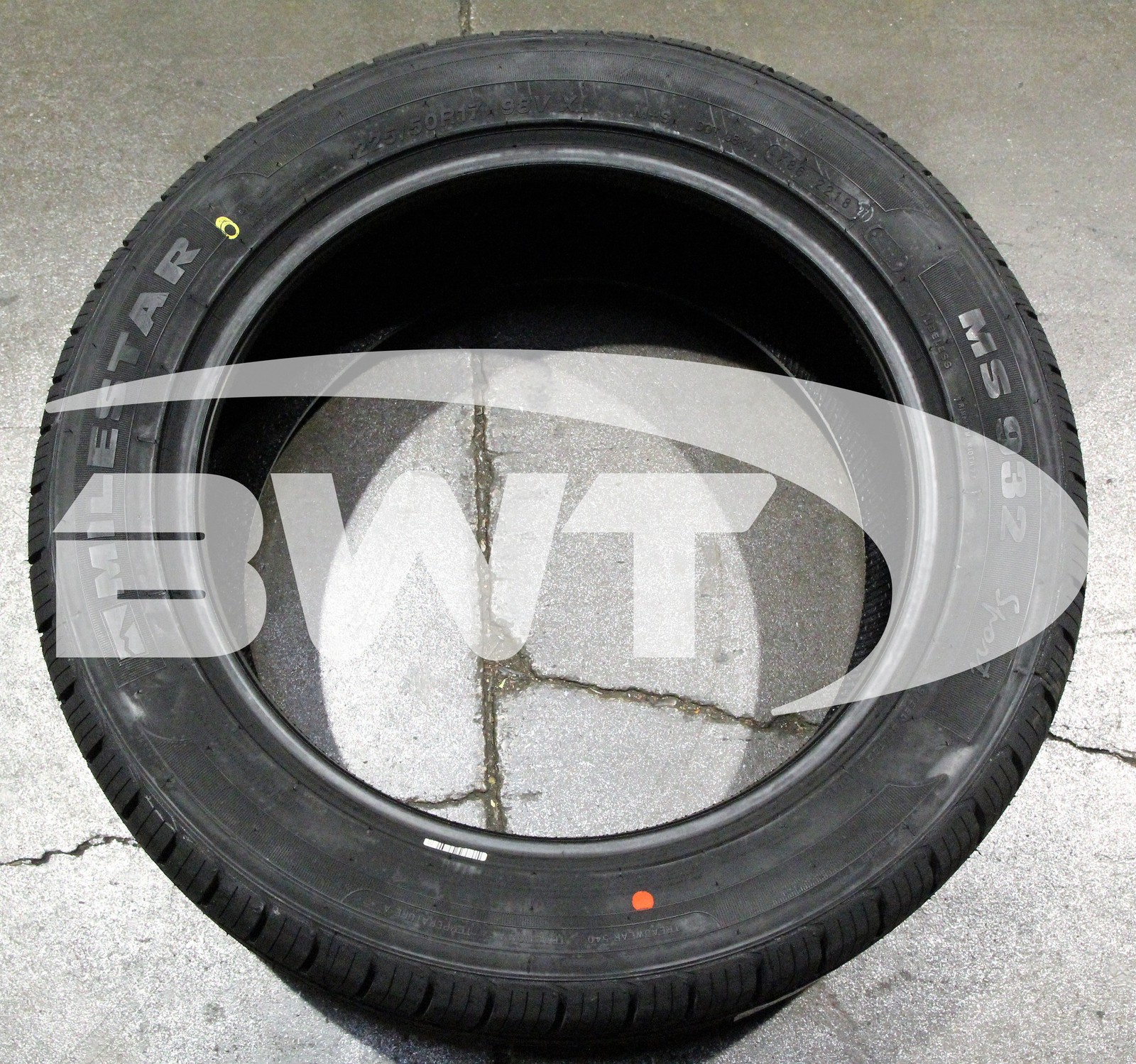2 New Milestar MS932 98V 50K-Mile All Season Tires 2255017 225/50-17 225/50R17