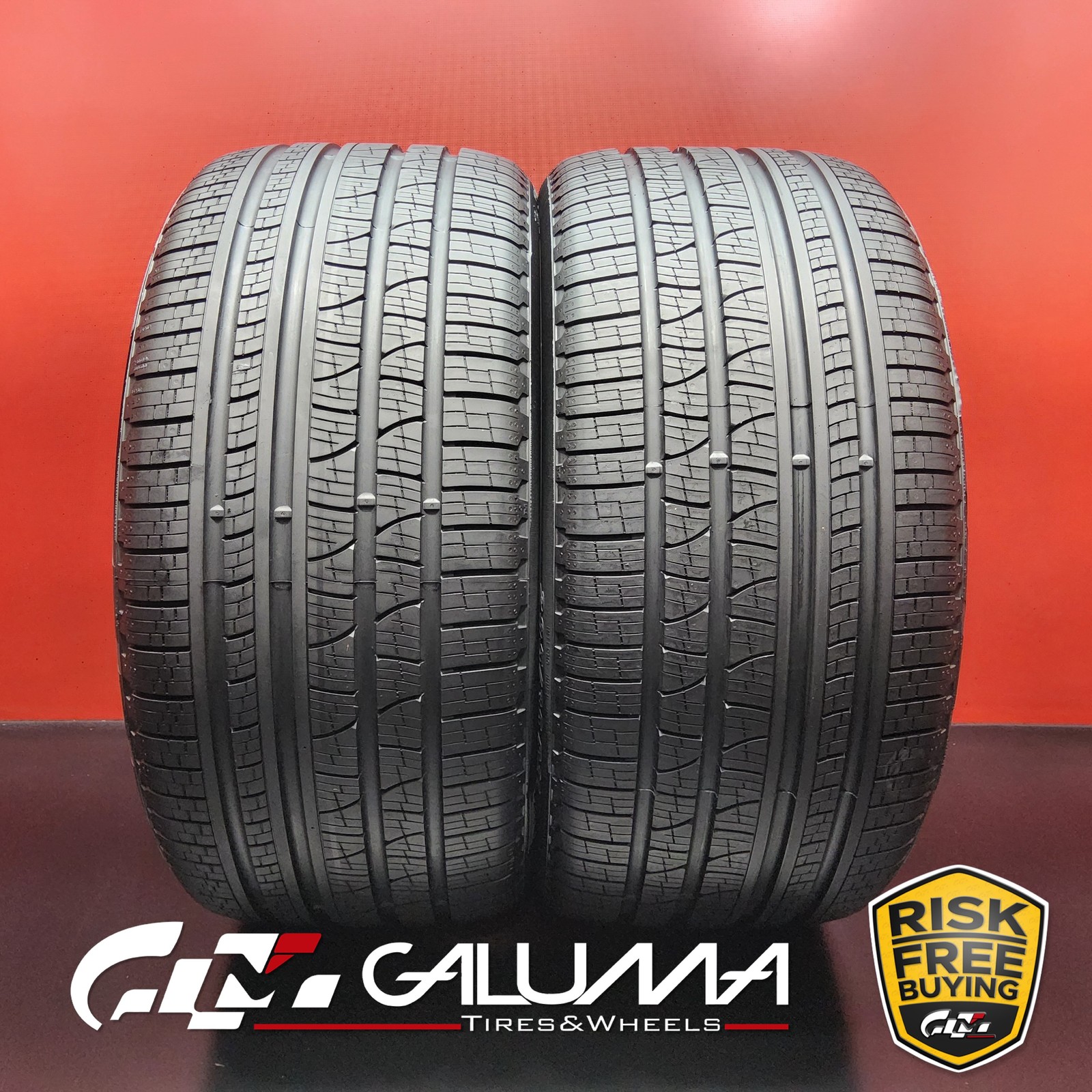 Set of 2 Tires LikeNEW Pirelli Scorpion Verde All season (NE0) 295/35R21 #95364