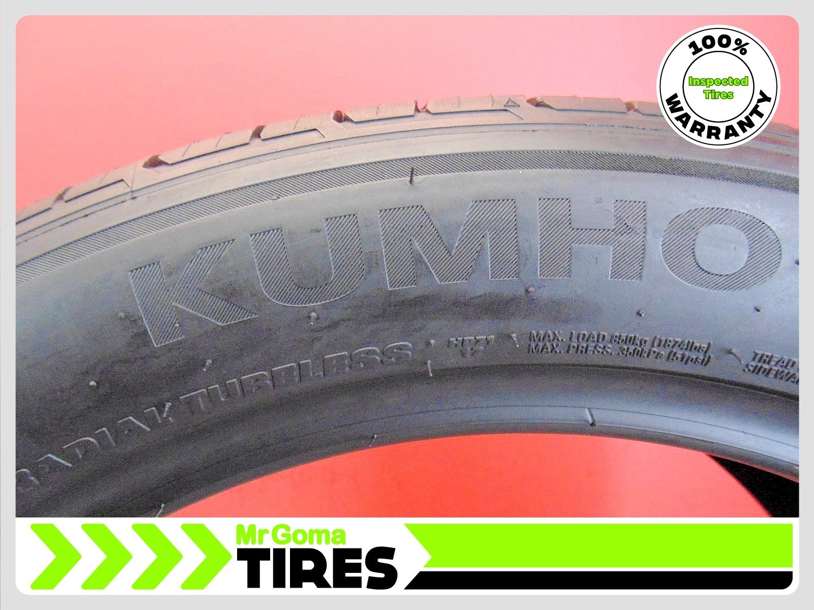 SET OF 4 USED TIRES KUMHO CRUGEN HP71 245/50R20 8.4/32 AVG 102V 2455020