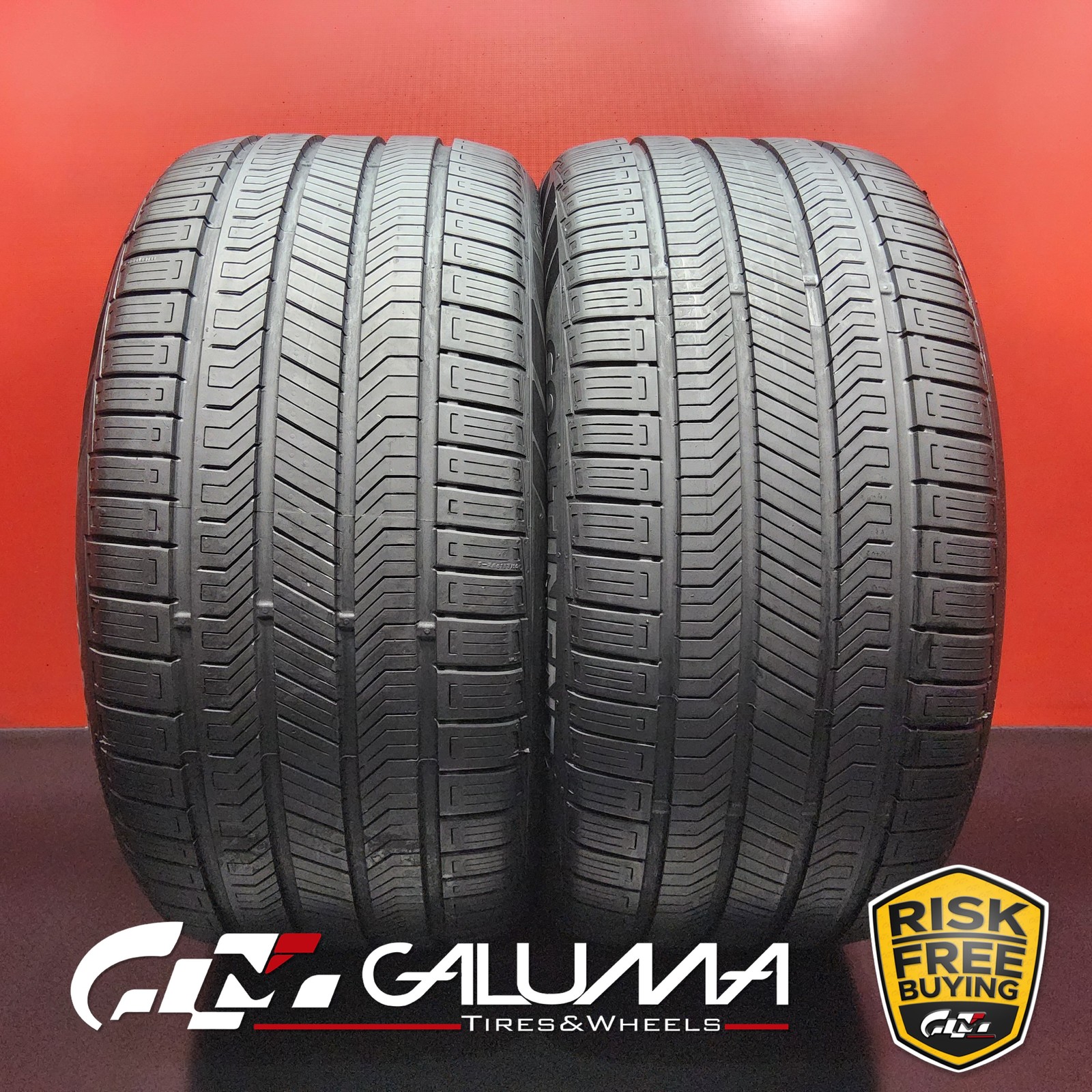 Set of 2 Tires LikeNEW Continental CrossContact RX MGT 295/35R21 NoRepairs 95395