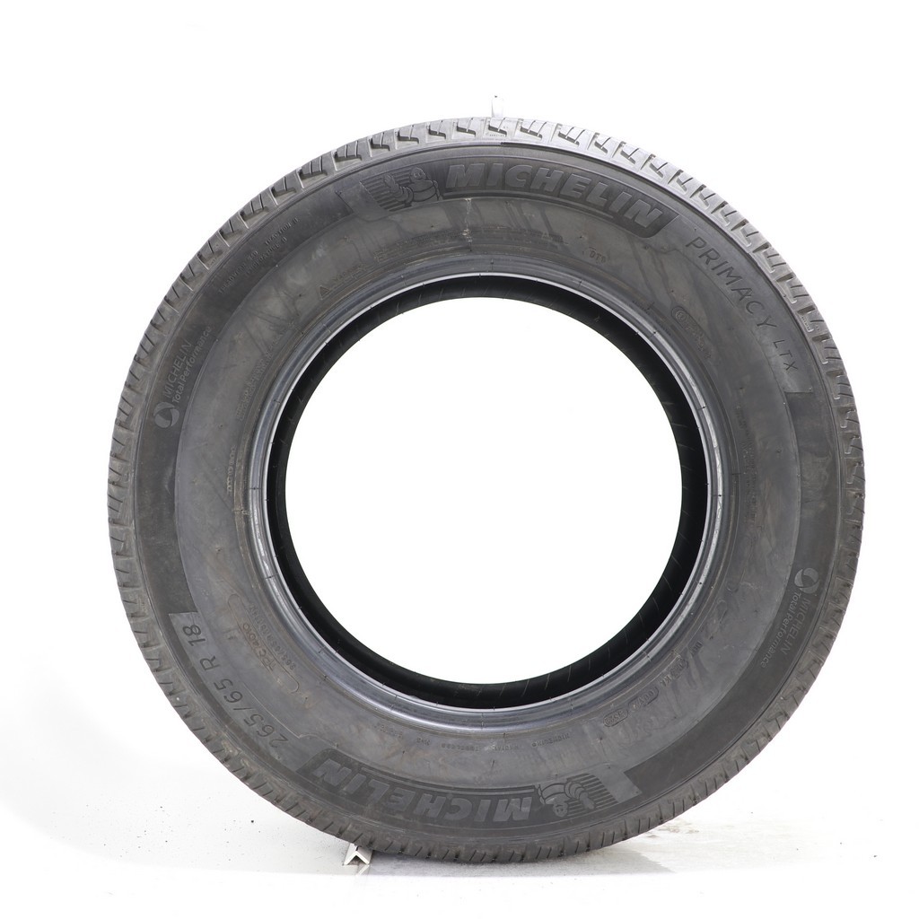 Set of (4) Used 265/65R18 Michelin Primacy LTX 114T – 9.5-11/32