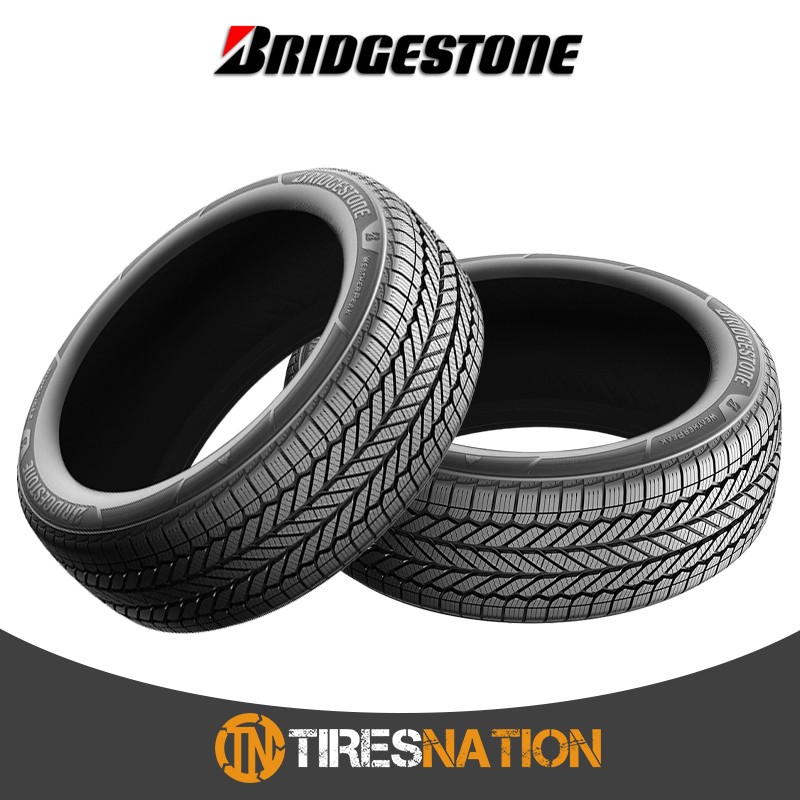 (1) BRIDGESTONE WEATHERPEAK 225/55R17 97V All Season Performance Tires