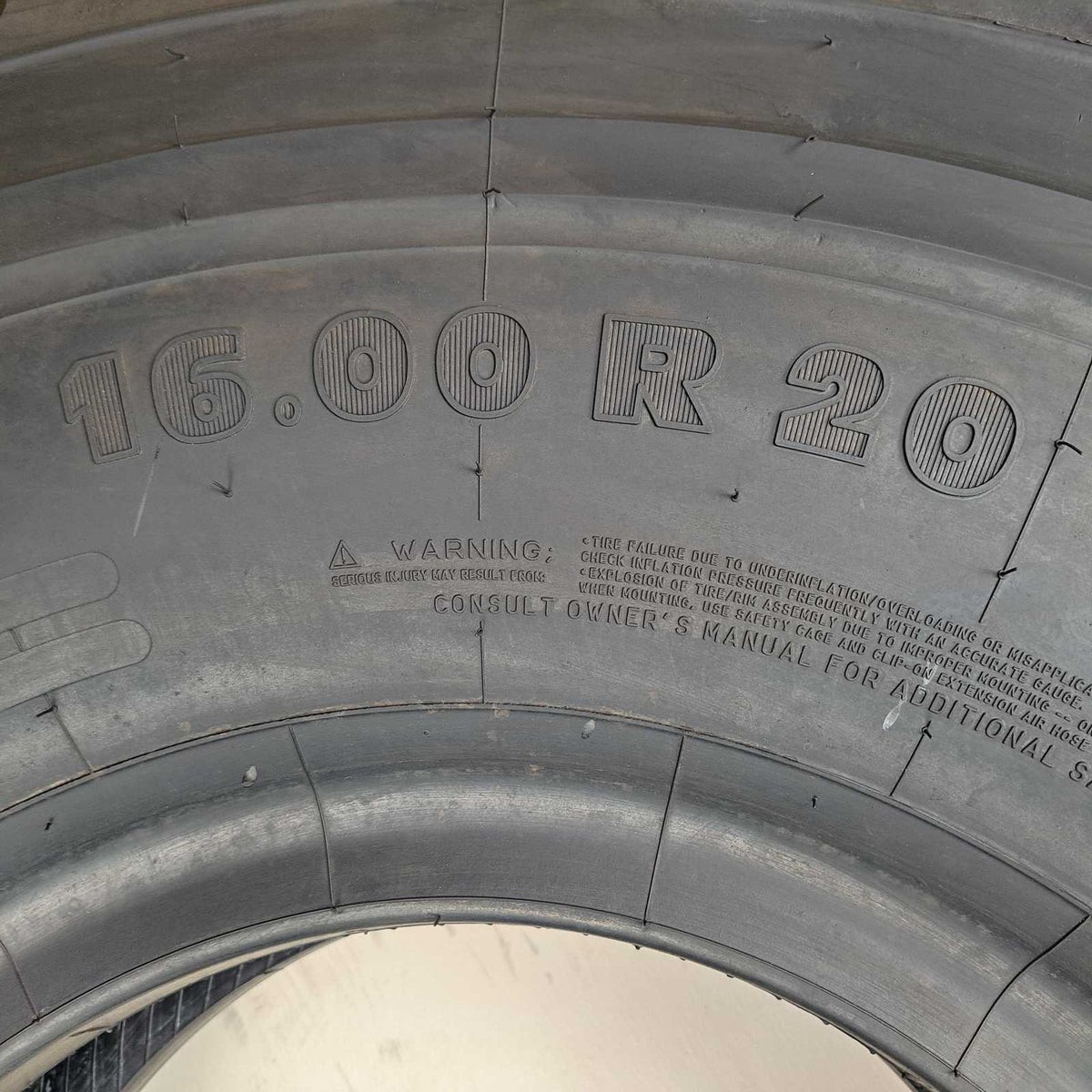 16.00R20 Michelin XZL Used