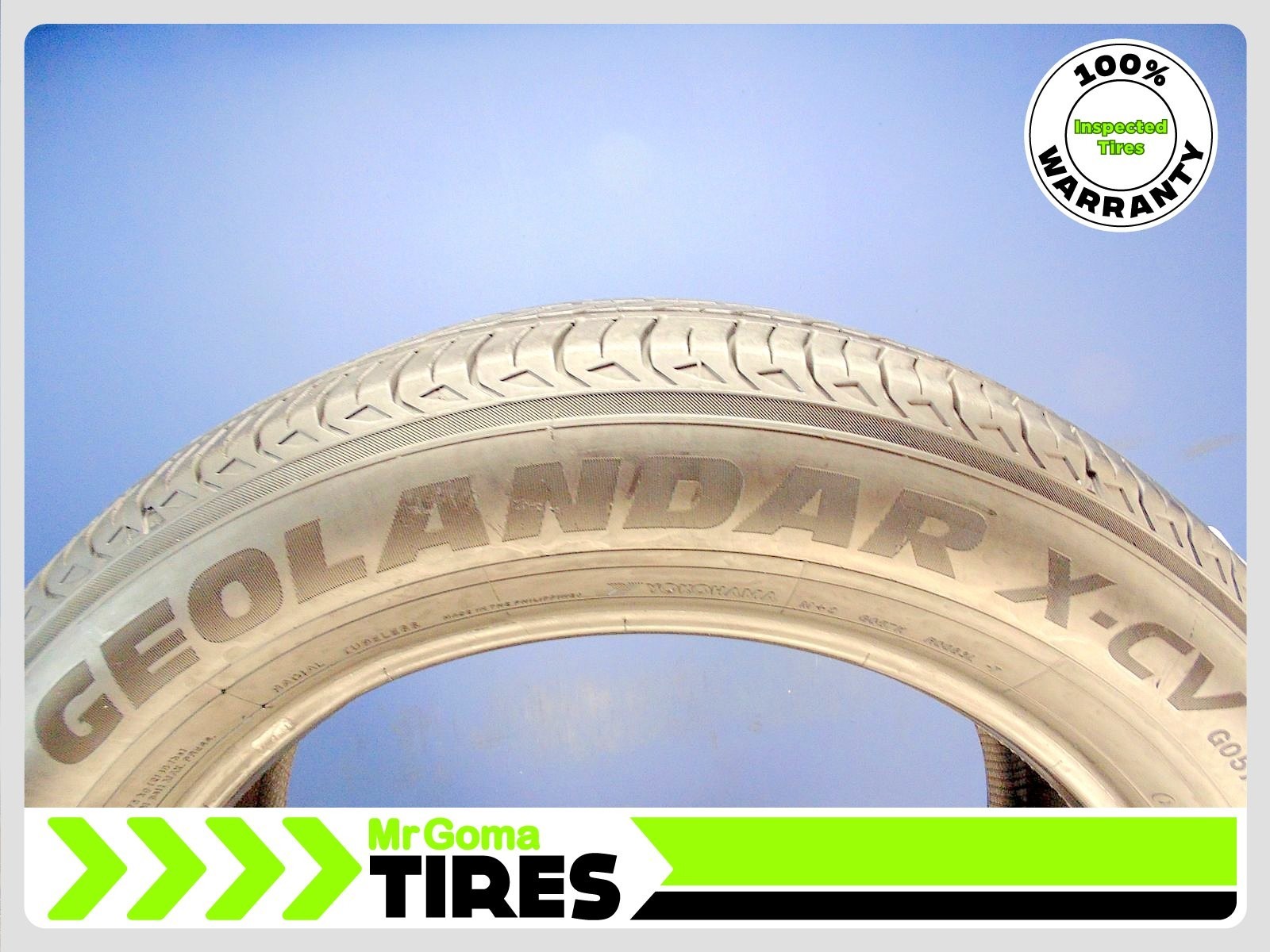 2 YOKOHAMA GEOLANDAR X-CV G057 255/55R20 USED TIRES 9.1/32 TREAD 107V 2555520