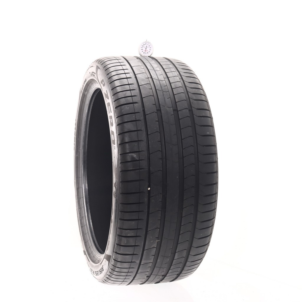 Set of (2) Used 315/35R21 Pirelli P Zero PZ4 Run Flat 111Y – 7.5/32