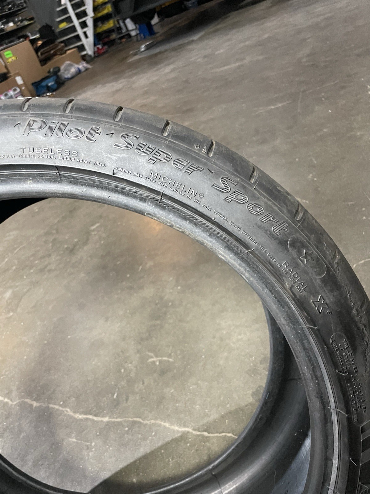 2x 265/35R20 Michelin Pilot Super Sport 6-7/32nds 99Y Used Tires 2653520 2021