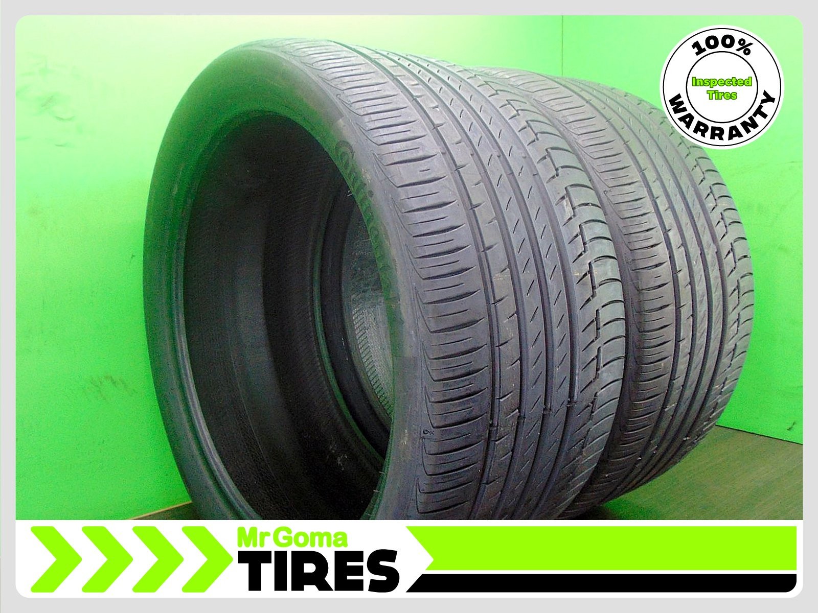 2 315/30R22 USED TIRES CONTINENTAL PREMIUMCONTACT 6 XL 7.0/32 TREAD 3153022 107Y