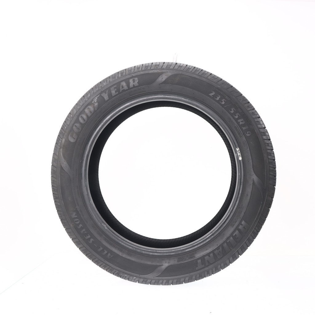 Set of (4) Used 235/55R19 Goodyear Reliant All-season 101V – 9-10/32