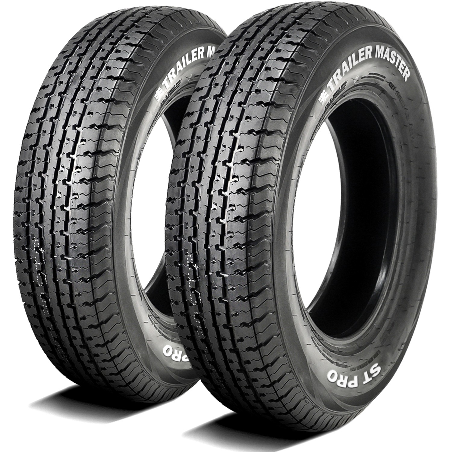 Tire Trailer Master ST PRO Steel Belted 205/75R15 Load D 8 Ply (RWL) Trailer