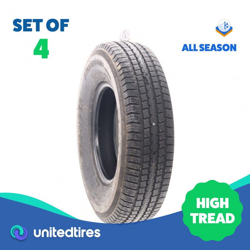 Set of (4) Used ST 235/85R16 Provider ST Radial 128/124M – 13-14.5/32