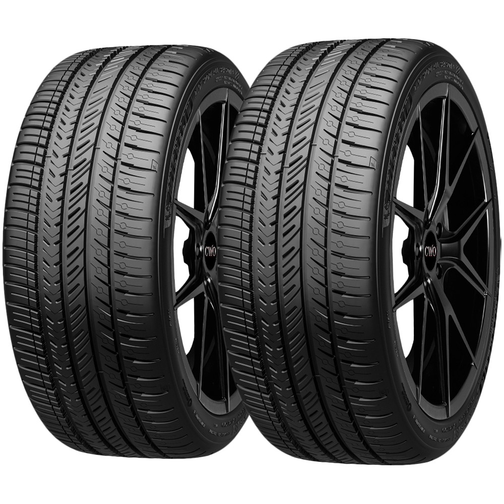 (QTY 2) 255/40ZR19 Michelin Pilot Sport A/S 4 100Y XL Black Wall Tires
