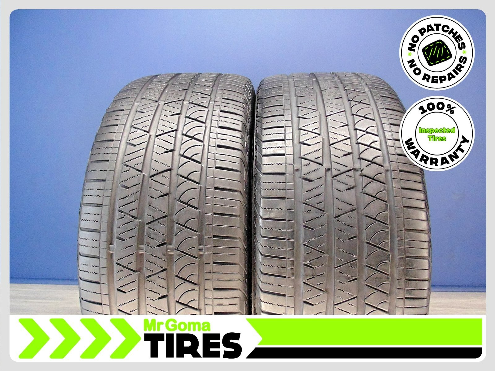 2 CONTINENTAL CROSSCONTACT LX SPORT RFT XL 275/45R20 USEDE TIRES 7.3/32 TREAD