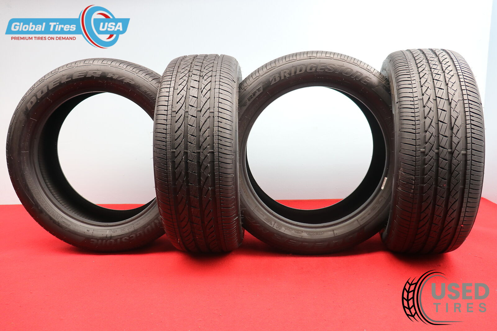 4 Used Bridgestone Dueler H/P Sport AS ?RSC RFT 245/50R19 245/50/19 2455019 105H