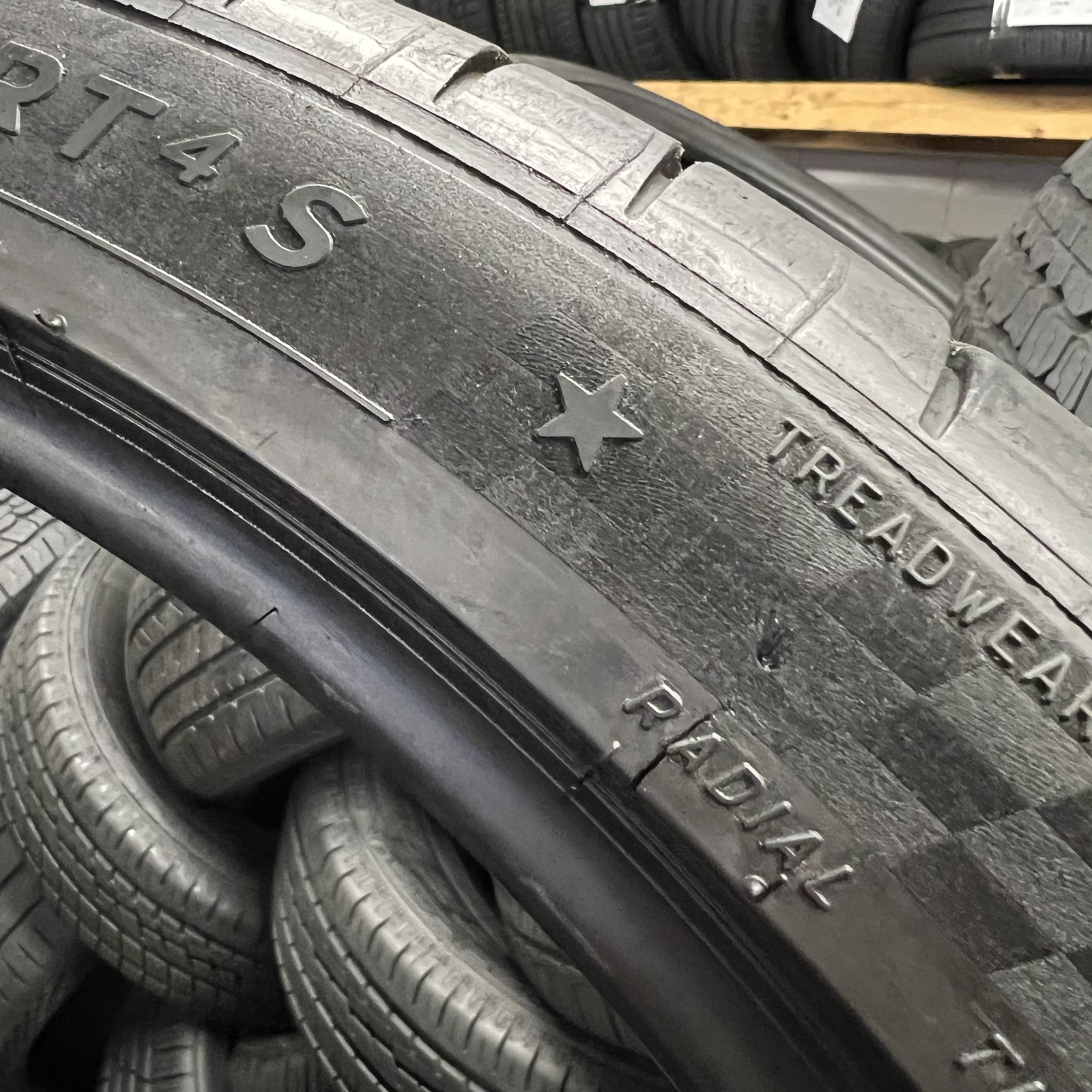 1 Tire LikeNew Michelin Pilot Sport 4S BMW 315/30ZR22 107Y DOT.3923 7.25/32