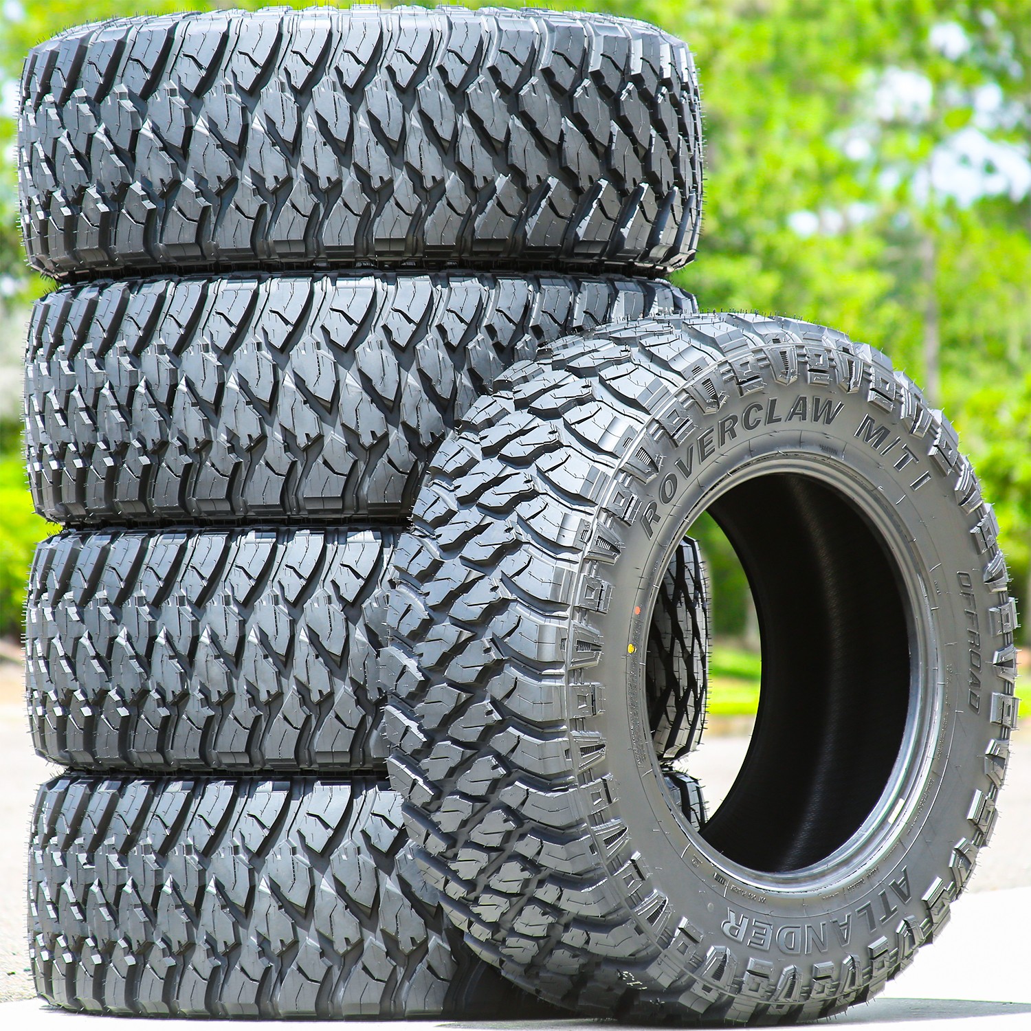 4 Tires LT 37X13.50R20 Atlander Roverclaw M/T I MT Mud Load F 12 Ply