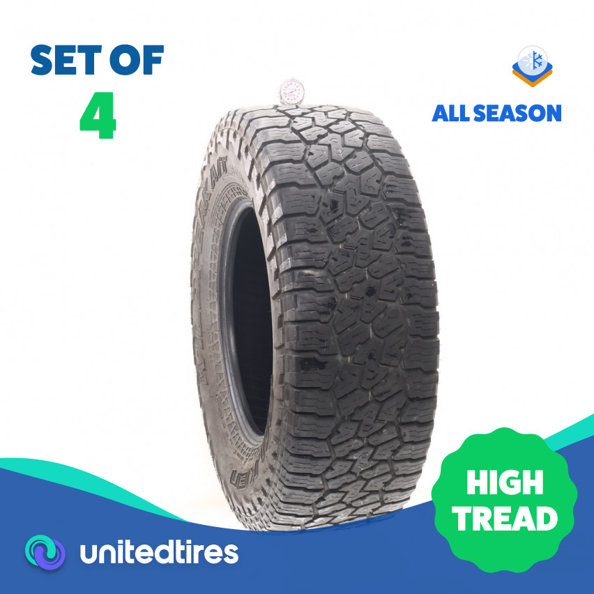 Set of (4) Used LT 285/70R17 Falken Wildpeak A/T3W 116/113Q – 9.5/32