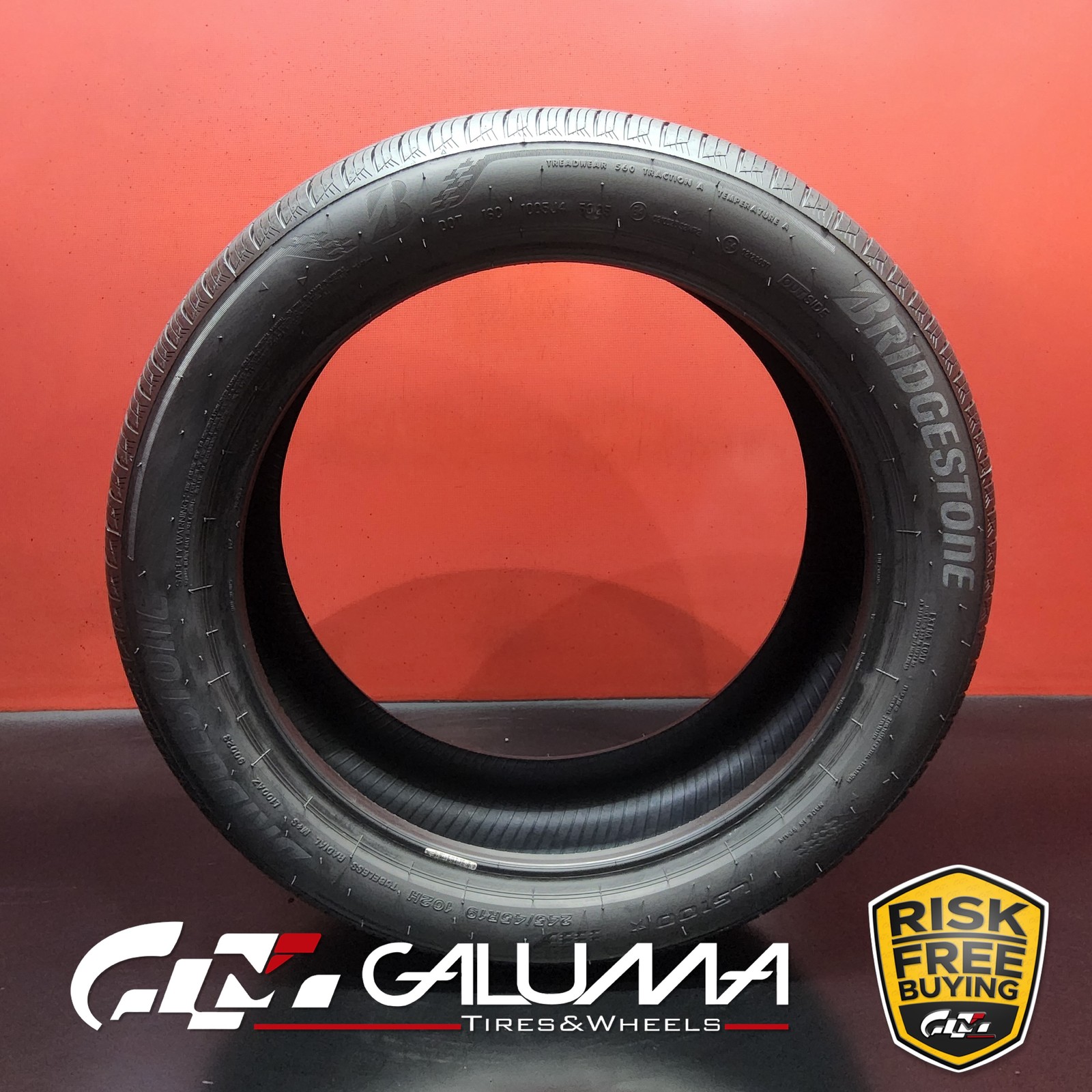 1 Tire LikeNEW Bridgestone Turanza LS100 ★ XL 245/45R19 245/45/19 102H #95867