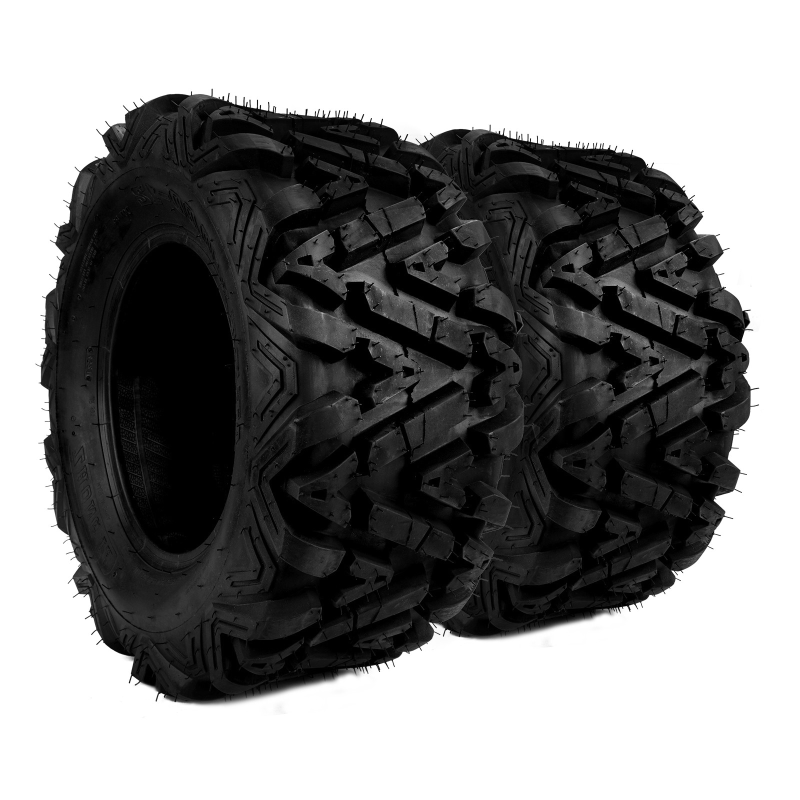 2PCS ATV TIRES 25×10-12 UTV All Terrain Tires 25 10 12 25x10x12 6 Ply
