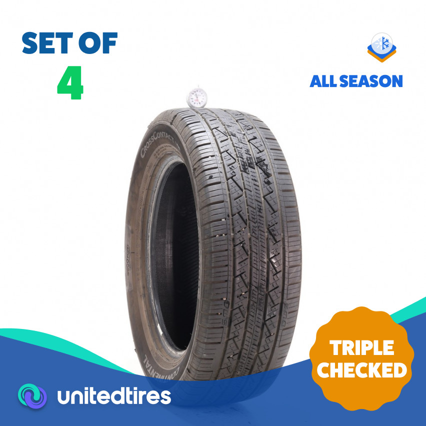 Set of (4) Used 235/60R18 Continental CrossContact LX25 107V – 6-6.5/32